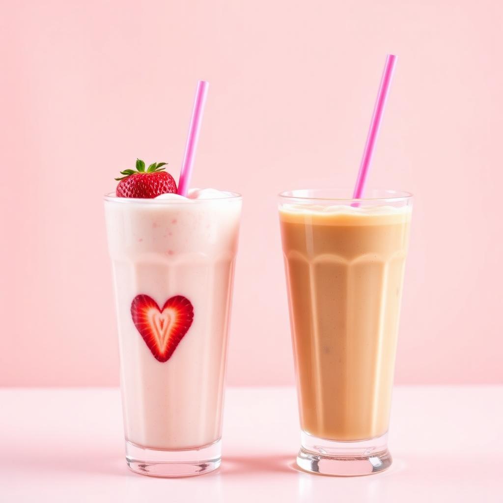 Boba drinks and iced coffee